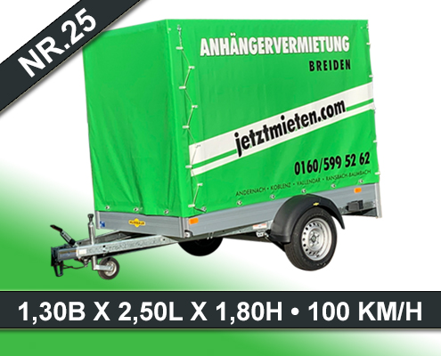 Nr.25 Anhänger mit Plane