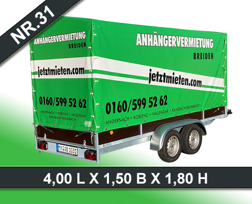 Nr.31 Kastenanhänger groß