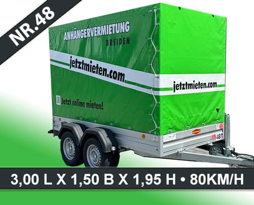 Nr.48 Anhänger mit Plane