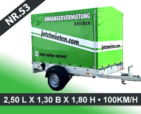 Nr.53 Anhänger mit Plane