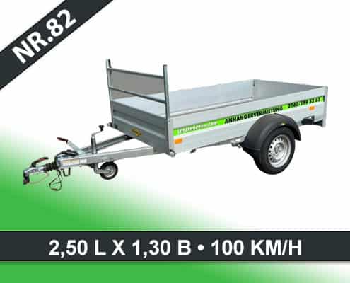 Nr.82 offener Kastenanhänger